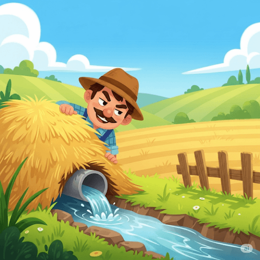 Walking Water Under the Straw