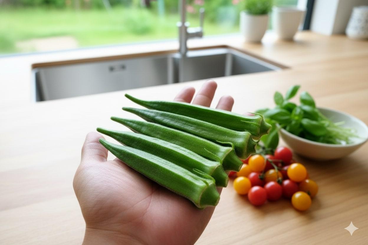Hibarino Okra (Hibarino Bamyası)