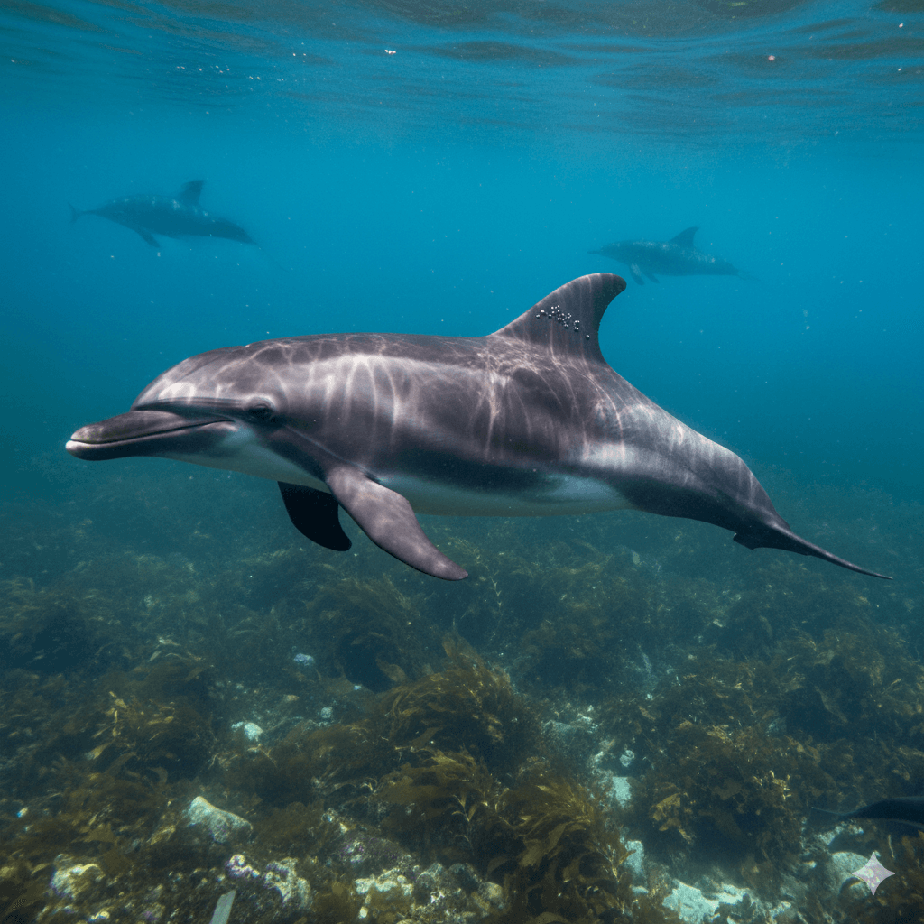 Peale's dolphin (Lagenorhynchus australis)