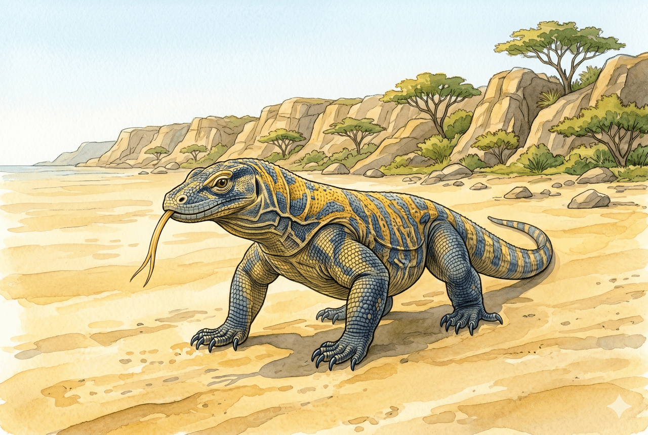 Komodo Ejderi: Dünyanın En Büyük Kertenkelesi