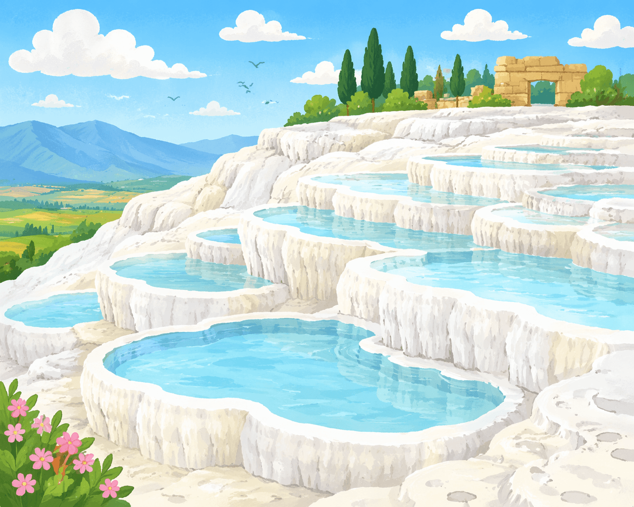 Pamukkale Travertenleri