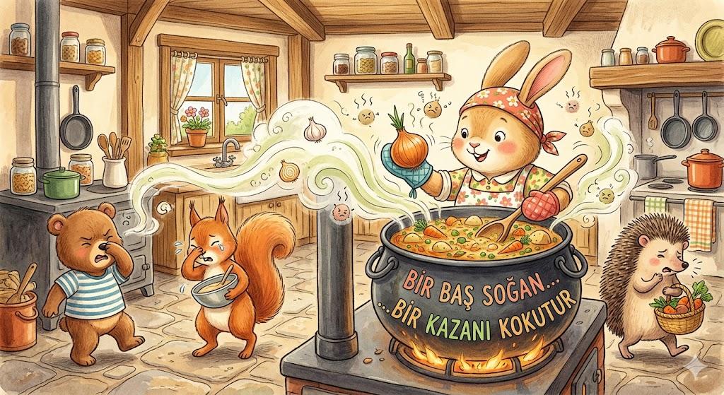 Bir Baş Soğan Bir Kazanı Kokutur